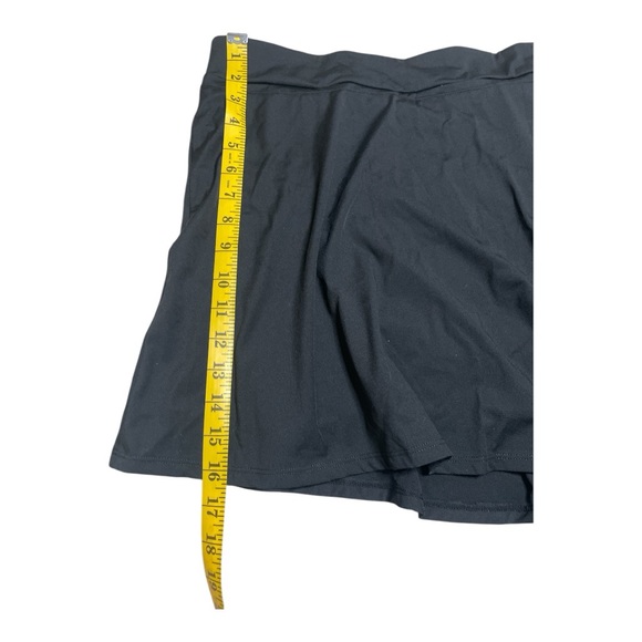 Halara Side Tie Skirt w Shorts - Black 4X - Picture 4 of 5